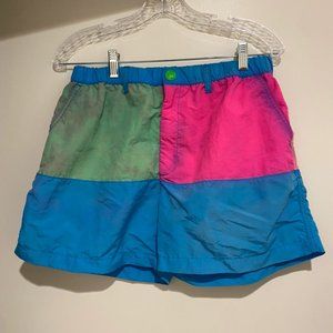 Chubbies 80's Vintage Aesthetic Mutlicolored Block 5.5" Shorts Swim Trunks